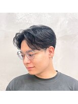 サームマン 人形町(SARM MAN)&nbsp;清潔感と大人ぽっさが際立つ◎ニュアンスパーマ/センターパート