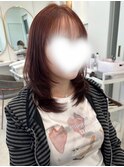 ミディアムレイヤー★ハッシュカット★韓国