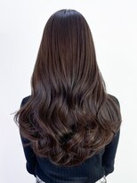 アルバム 銀座(ALBUM GINZA)&nbsp;暗めカラー韓国ヘア顔周りレイヤーグレージュ_ba541112