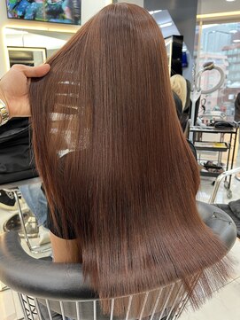 ラピス 渋谷本店(Lapis) ココアピンクブラウン/髪質改善/秋カラー/マロンカラー/韓国風