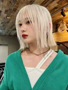 ネハス 名古屋栄店(nehus.) ブリーチ/クラゲヘアー/小顔に見せるヘア/ココアベージュ