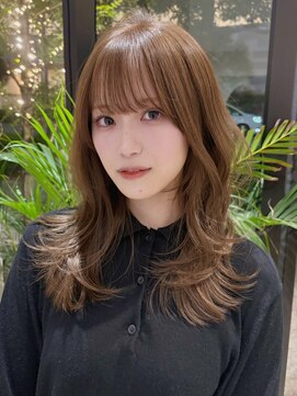 20代30代人気レイヤーカット韓国ヘアワンホンヘアレイヤーボブ