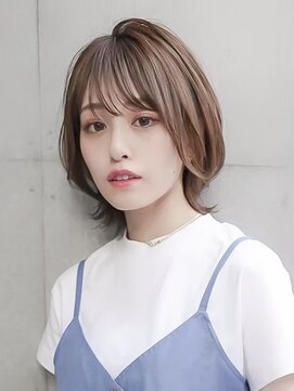 ギークス(GEEKS) 【GEEKS渋谷】レイヤーボブ/くびれボブ/冬カラー/ミディアムボブ