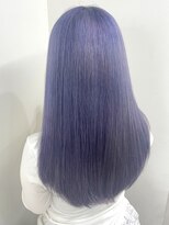 アース 市ヶ谷店(HAIR&MAKE EARTH)&nbsp;10代20代30代◎ブリーチブルーラベンダー透明感