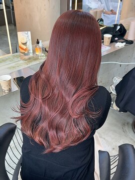 ロンド 表参道店(Lond) イメチェン/ピンクベージュ/バタフライカット/イメチェン/表参道