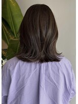 ソエラ(Soera) ダークオリーブグレージュ/透明感カラー/ミディアムレイヤー