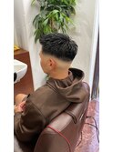 スキンフェード×フェザーアップ