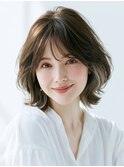 トップふんわり大人ショートボブ