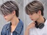 【１０代・２０代】メンズハイライトカラー＋メンズカット＋ ￥14200