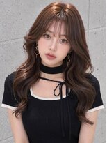 ユーフォリア 新宿通り(Euphoria)&nbsp;艶ブラウンロングふんわり巻き髪シースルー小顔