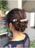 『京都 ルーナ』 結婚式ヘアセット 【草木真一郎】