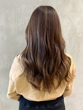 アイティー バイ アルバム 浦和店(IT by ALBUM) アッシュベージュ_ココアブラウンフリンジウェーブ_ba276612