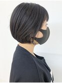 人気★ショートボブ/耳掛けショート/伸ばしかけ/10代/ボブ/黒髪