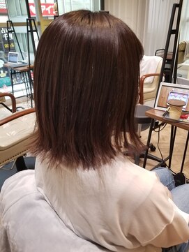 ルークス 中央林間(LOOOKS) 外はね仕上げのカジュアルボブ。