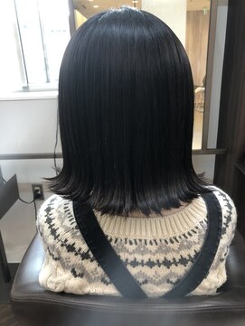 アプシー 三田駅前店(Apsee) ブラック系ボブ