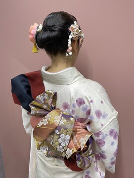 カームバイリコ 学芸大学(calm by liko) 成人式着付け　和装/和髪/つや髪まとめ髪