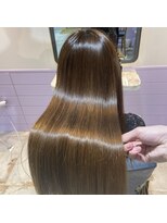 ネオリーブエクラ 上野御徒町店(Neolive eclat)&nbsp;シルクストレート　縮毛矯正カラー