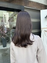 アクアオモテサンドウ(ACQUA omotesando) ☆透明感カラーグレージュカラーブリーチなしダブルカラー