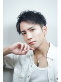 王道アップバングショート
