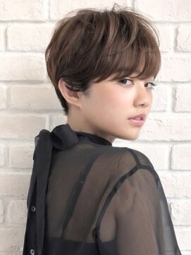 ニュアージュ 表参道 南青山(Nuage’) 小顔マッシュさりげな前髪パーマ【ニュアージュ】グレーベージュ