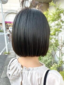 トリート 妙典店(TREAT) オリーブグレージュ×ボブ_TREAT妙典