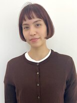 ジョニアンドロージ(Joni & Rougy)&nbsp;オレンジブラウンカラーとミニボブ