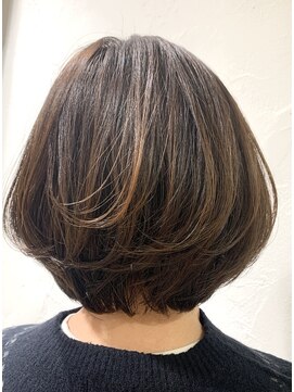 美容室 スタジアム(Stadium) 髪質改善　ひし形ボブ