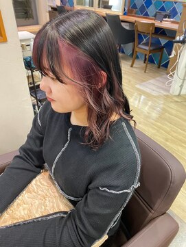 ロア 福岡天神本店(LORE) ダブルカラーベージュカラーケアブリーチカラーハイトーンカラー