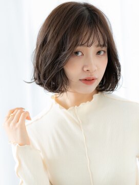 ドクターズサロン LAB 小山店 大人かわいいシースルーバングゆるふわミディd小山20代30代40代