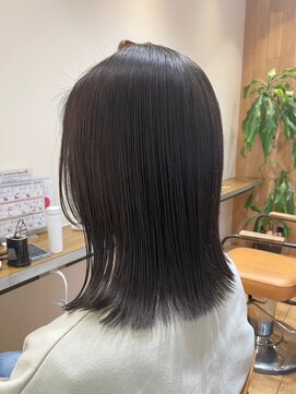 クラップス 横須賀中央店(CLAPS) ダブルカラーミルクティーベージュカラーブルーブラックブリーチ