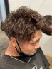 メンズカット+カラー＋パーマ￥17050～→￥15345～