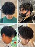 【メンズ限定】カット+パーマ+クイックヘッドスパ（栄/メンズパーマ/）