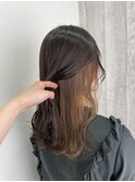 インナーカラー×ミルクティーベージュ【CIEL×maki】