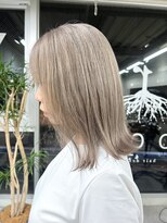 ルーツ ヘア デザイン(roots hair design)&nbsp;西区新町美容室★roots★白髪ぼかし★ミルクティーベージュ