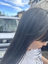 コモン ヘア デザイン(COMMON hair design) 透け感たっぷりネイビーブラック