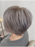 *After → Before*右スワイプ【白髪ほかしベージュ】