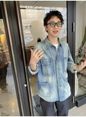 メンズ ショート ピンパーマ