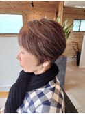 大人ヘナカラーショート
