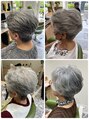 マノア(Manoa)&nbsp;シニアもパーマをかけてトップにボリュームを出すと素敵です！