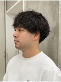 ツイストパーマツイストスパイラルパーマメンズマッシュ