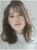 【emu井上信洋】アンニュイパーマの愛され大人ミディ【エミュ】