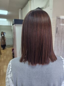 スクエアー(SQUARE)の写真/≪髪質改善メテオ縮毛矯正＆髪質改善メテオTr≫ダメージレスで"まっすぐ過ぎない"自然なストレートへ♪