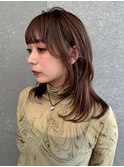 ミディアムレイヤースタイル