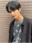 メンズマッシュパーマ波巻きスパイラルパーマツイストパーマ束感