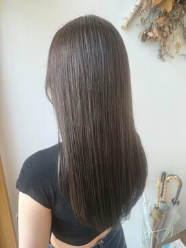 ホワイトレーベルグラ(White Label gra) ブリーチなし透明感グレージュ