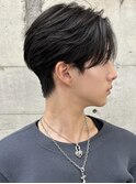 シースルーバングフェザーカルマヘアダウンパーマセンターパート