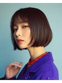 ショートボブ/ストレートボブ/前下がりボブ髪質改善20代30代40代