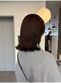 ミディアムヘア/暗めカラー/グランマッシュ/矢場町