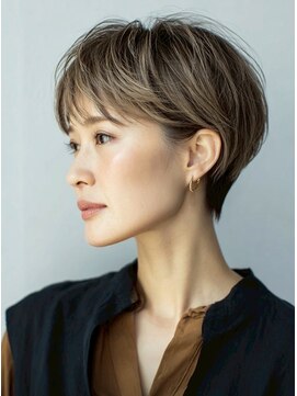 ハーツ(Heart's) 白髪ぼかし脱白髪染め似合わせショートボブ40代50代60代♪