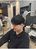 MEN’S HAIR/サーフカール/刈り上げセンターパート/船橋